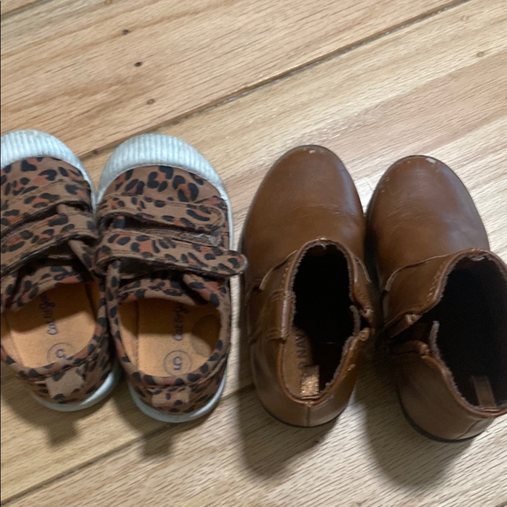 Brown tan bundle shoes and boots